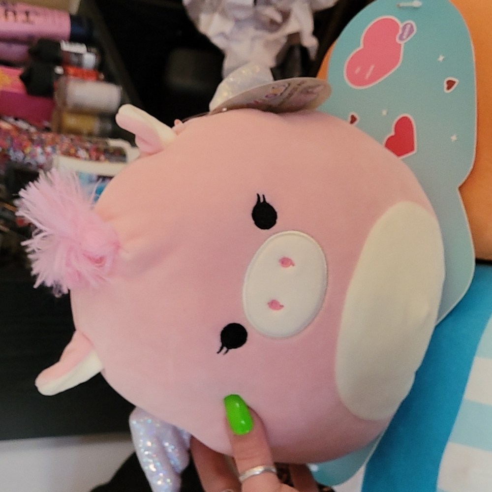Pink Pegasus squishmallow 8 inch nwt